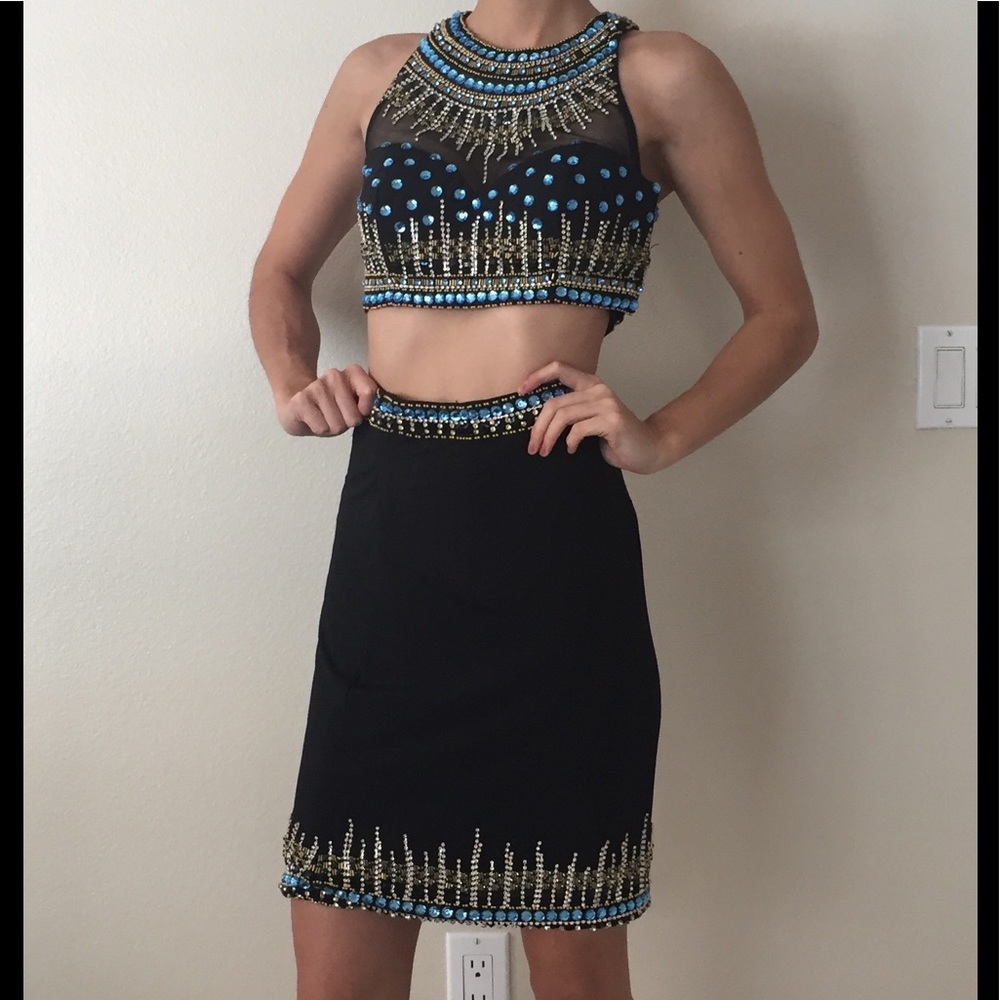 Jovani two piece cocktail dress